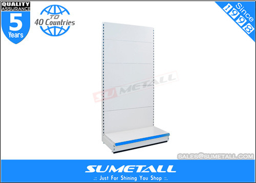 China H Slot Hole Shop Display Shelf , Retail Display Shelving Double / Single Side Structure supplier