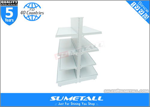 China Popular Removable Gondola Store Shelving L1330mm Double Side Customized Color supplier