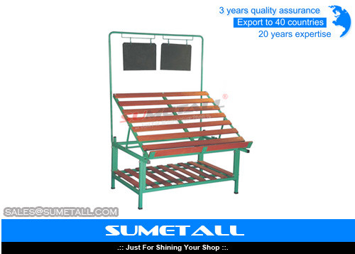 China Wooden Display Shelving Units For Fruit Vegetable Display / Retail Display Shelving supplier