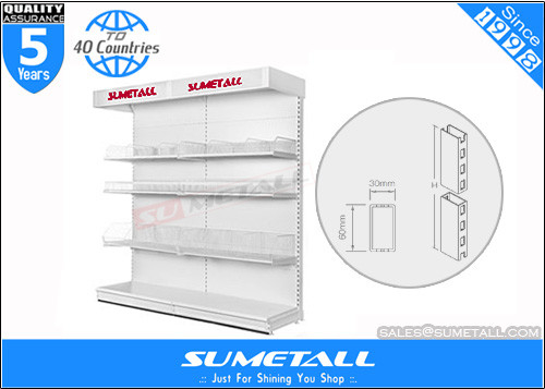 China Customized Store Display Racks / Retail Display Shelves With Lighting Box For Advertising supplier