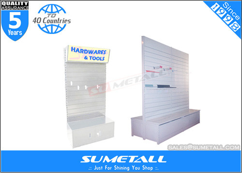 China Retail Display Fixtures Grocery Store Shelving Units For Display Hardware / Tools supplier