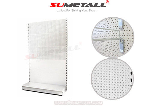 China Perforated Peg Panel Retail Store Shelving / Convenience Store Shelving Euro Style supplier