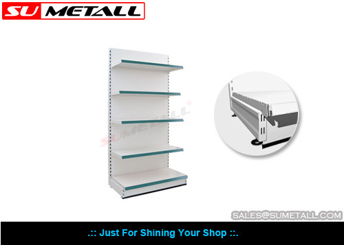 China Five Layers Store Gondola Shelving With Dismountable Base Leg For Retail Store / Supermarkets supplier