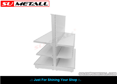 China Euro Style Supermarket / Grocery Store Display Racks With Perforated Peg Panel supplier