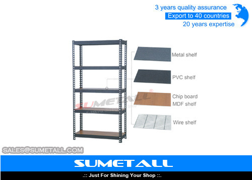 China Commercial Boltless Steel Shelving Heavy Duty Shelving Units For Storage supplier