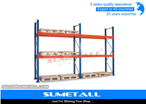 China Heavy Duty Long Span Shelving Industrial Pallet Racks For Home / Garages supplier