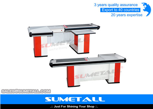 China Shop Retail Checkout Counter Register Counter For Retail Store OEM / ODM Service supplier