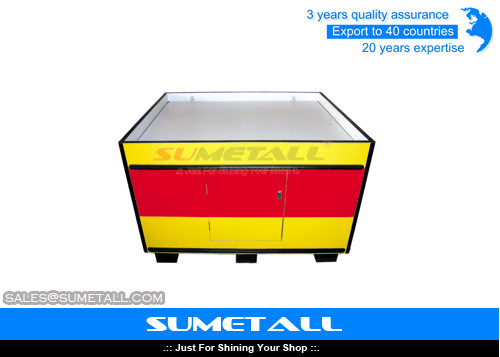 China Grocery Stores / Supermarket Promotional Display Counter , Portable Sales Counter supplier