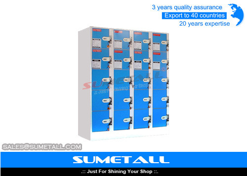 China Safety Metal Parcel Locker Shopping Lockers For Grocery Store / Supermarket supplier