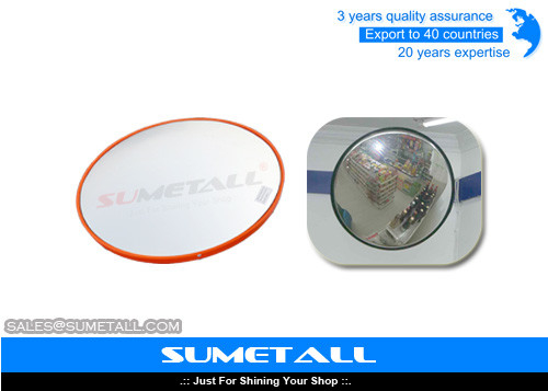 China Supermarket Shop Display Fittings / Round Security Convex Mirror For Anti Theft supplier