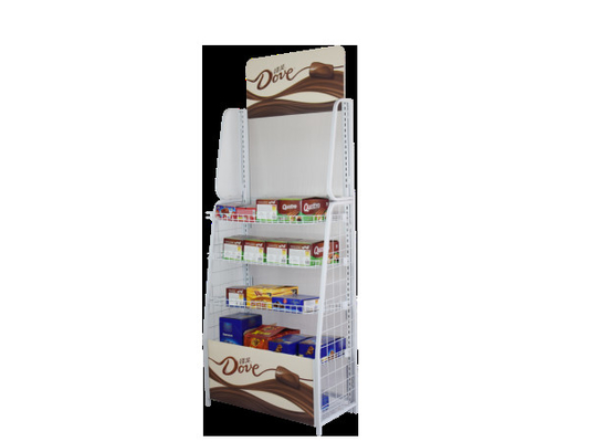 China Customized candy,chocolate display stand/floor standing candy display racks for supermarkets supplier
