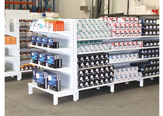 China Gondola Display Shelving for Sale with High Base Leg Displaying Shelving for Stores supplier