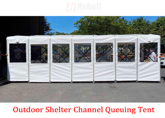 China External Shelter Queue Tent for Retail Stores, Schools supplier